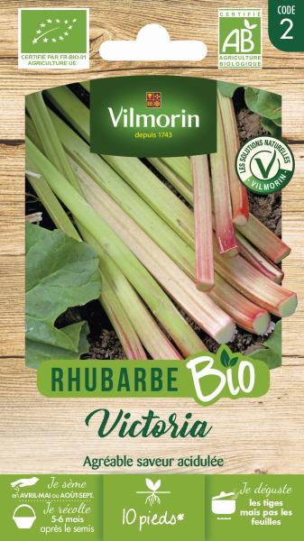 Potagères - Rhubarbe Victoria - BIO - PACKAGING_RECTO